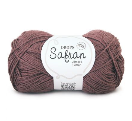 DROPS Safran Uni Colour - 23 bruin - Katoen Garen