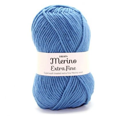 DROPS Merino Extra Fine Uni Colour - 23 grijsblauw - Wol Garen