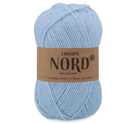 DROPS Nord 26 ijsblauw (Uni Colour) - Wol Garen