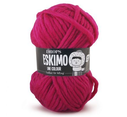 DROPS Snow / Eskimo Uni Colour - 26 pink - Wol & Garen