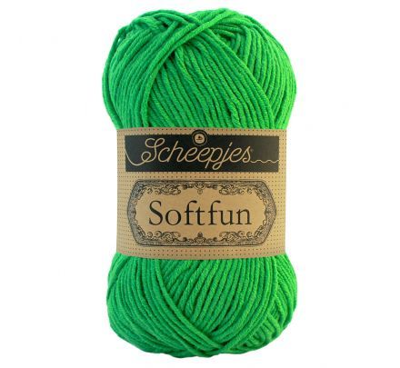 Scheepjes Softfun - 2605 groen - Katoen/Acryl Garen