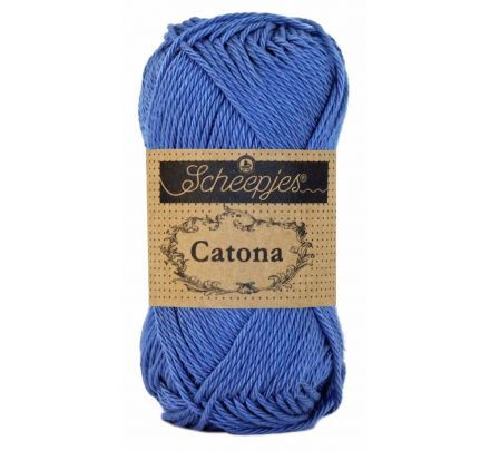 Scheepjes Catona 50 gram - 261 capri blue / blauw - Katoen Garen