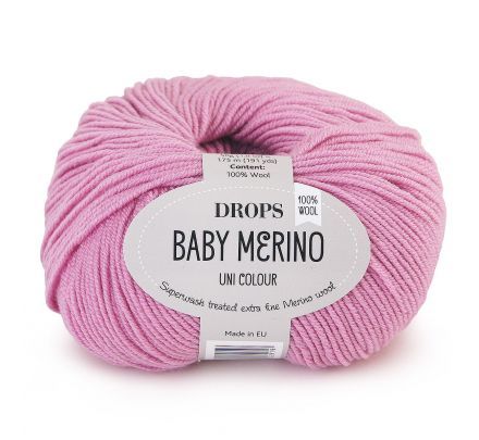DROPS Baby Merino Uni Colour - 27 oudroze - Wol & Garen