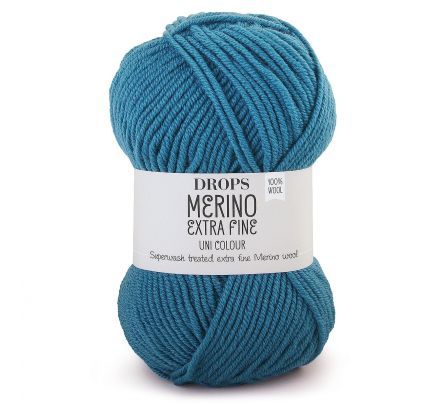 DROPS Merino Extra Fine Uni Colour - 28 de noordzee - Wol & Garen