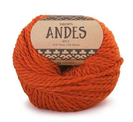 DROPS Andes Mix - 2920 oranje - Wol & Garen