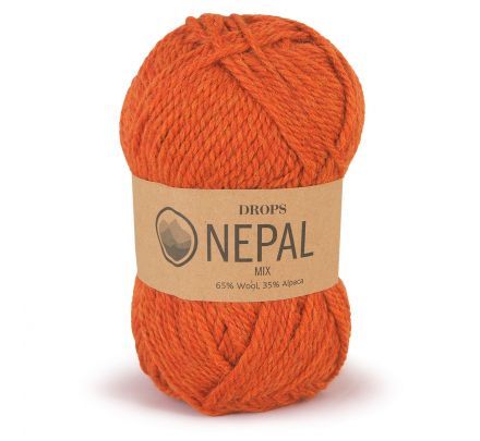 DROPS Nepal Mix - Wol & Breigaren - GD0047-2920 oranje