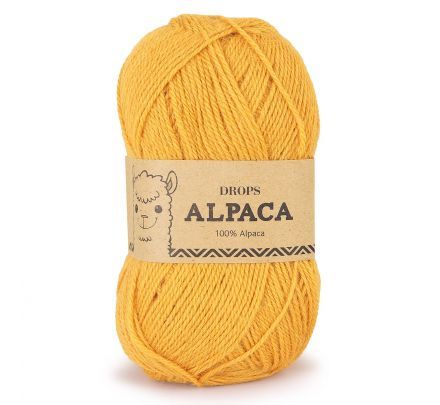 DROPS Alpaca Uni Colour - 2923 oker - Wol & Garen
