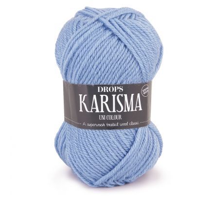 DROPS Karisma Uni Colour - 30 lichtblauw - Wol & Garen