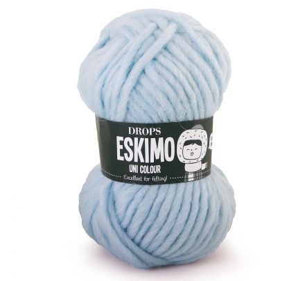 DROPS Snow / Eskimo Uni Colour - 31 pastelblauw - Wol & Garen