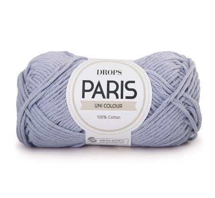 DROPS Paris Uni Colour - 32 licht lavendel - Katoen Garen