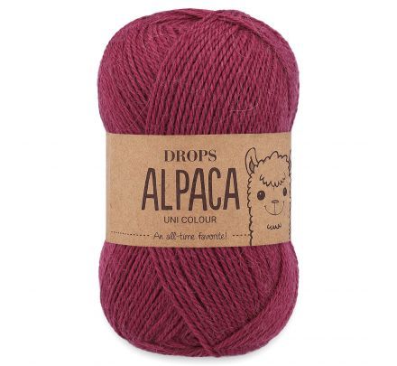 DROPS Alpaca 3770 framboos (Uni Colour) - Wol Garen