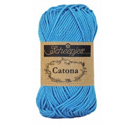 Scheepjes Catona 50 gram - 384 powder blue / poederblauw - Katoen Garen