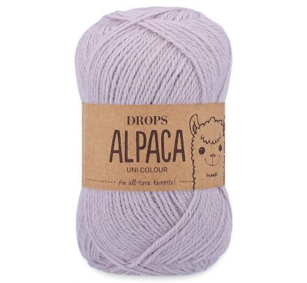 DROPS Alpaca 4010 licht lavendel (Uni Colour) - Wol Garen