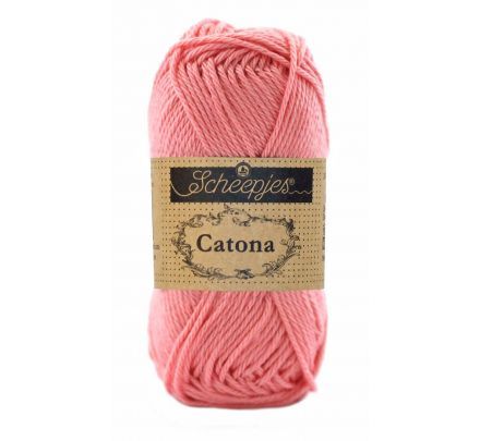 Scheepjes Catona 50 gram - 409 soft rose / zacht roze - Katoen Garen