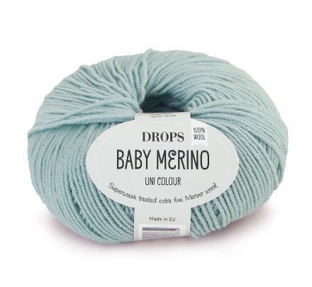 DROPS Baby Merino Uni Colour - 43 licht zeegroen - Wol & Garen