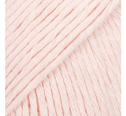 DROPS Cotton Light 44 marshmallow roze / poederroze (Uni Colour) - Katoen/Polyester Garen
