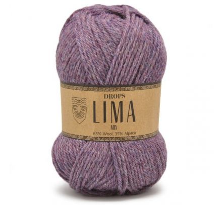 DROPS Lima Mix - 4434 paars/violet - Wol Garen