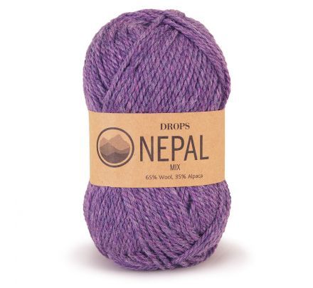 DROPS Nepal Mix - Wol & Breigaren - GD0047-4434 paars/violet
