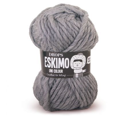 DROPS Snow / Eskimo Uni Colour - 46 grijs - Wol & Garen