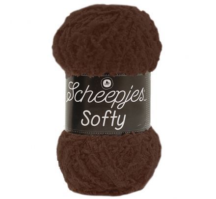Scheepjes Softy - 474 donkerbruin - Polyester Garen