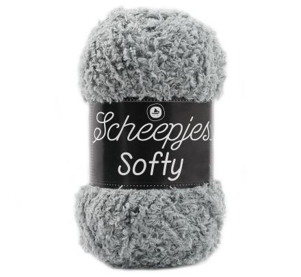 Scheepjes Softy - 477 grijs - Polyester Garen
