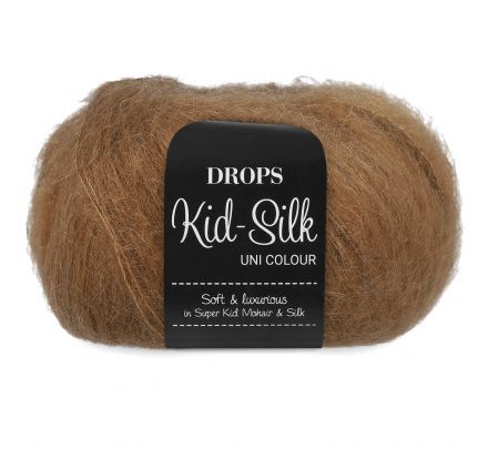 Drops Kid-Silk 51 toffee bruin (Uni Colour) - mohair super kid wol 