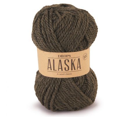 DROPS Alaska 51 olijfgroen (Uni Colour) - Wol Garen