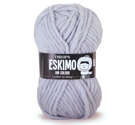 DROPS Snow / Eskimo Uni Colour - 52 lichtblauw/grijs - Wol & Garen