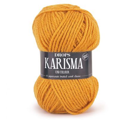 DROPS Karisma Uni Colour - 52 mosterdgeel - Wol & Garen