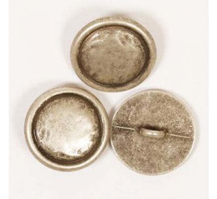 Drops Blinde Knoop Zilver Nr 529 - 20mm - Metalen Knopen