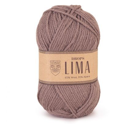 DROPS Lima Uni Colour - 5310 lichtbruin - Wol & Garen