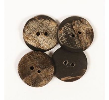 Drops Buffelhoorn Hoekige Knoop Nr 537 - 20mm - Houten Knopen