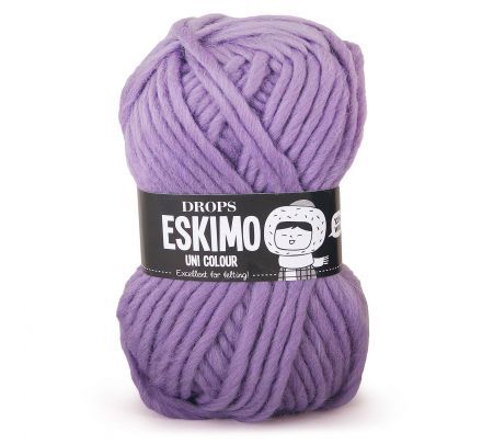 DROPS Snow / Eskimo Uni Colour - 54 licht paars - Wol & Garen