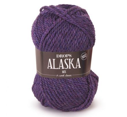 DROPS Alaska Mix - 54 paars - Wol & Garen