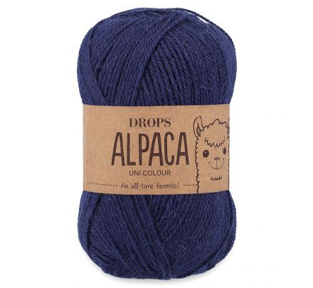 DROPS Alpaca 5575 marineblauw (Uni Colour) - Wol Garen