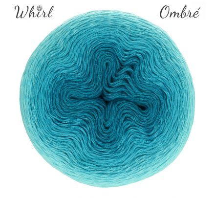 Scheepjes Whirl Ombré 559 turquoise turntable / turkoois - garencake