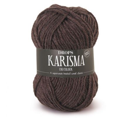 DROPS Karisma Mix - 56 donkerbruin - Wol & Garen
