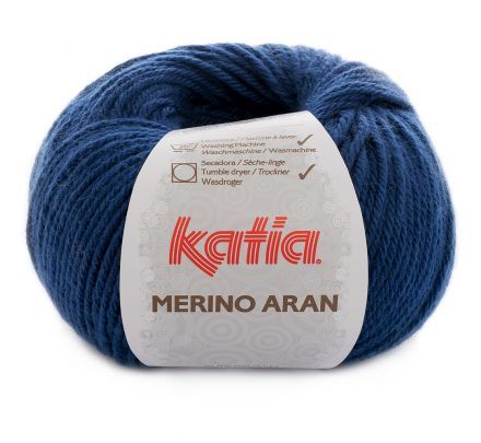 Katia Merino Aran 57 nachtblauw / donkerblauw - Merinogaren
