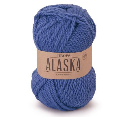 DROPS Alaska Uni Colour - 57 denimblauw - Wol & Garen
