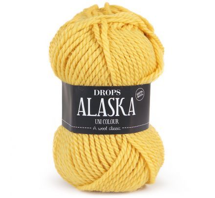 DROPS Alaska 59 citroengeel (Uni Colour) - Wol Garen