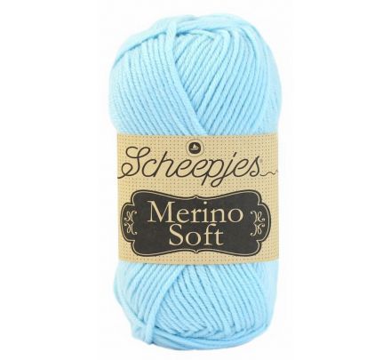 Scheepjeswol Merino Soft - 614 magritte lichtblauw - Wol Garen
