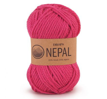 DROPS Nepal Uni Colour - 6273 pink - Wol & Garen