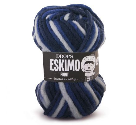 DROPS Eskimo Print - 63 nachthemel - Wol & Garen