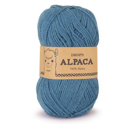 DROPS Alpaca Uni Colour - 6309 turkoois/blauw - Wol & Garen