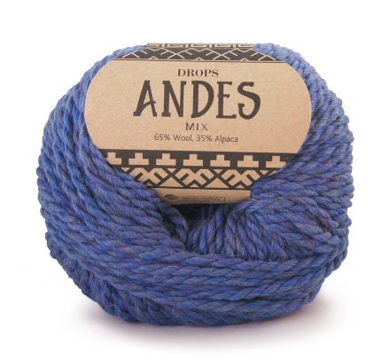 DROPS Andes Mix - 6343 avondblauw - Wol & Garen