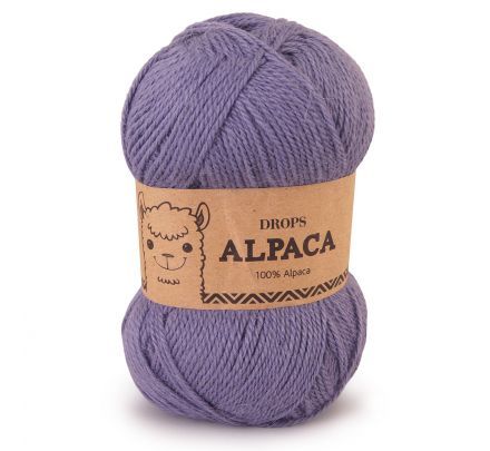 DROPS Alpaca Uni Colour - 6347 grijspaars - Wol & Garen