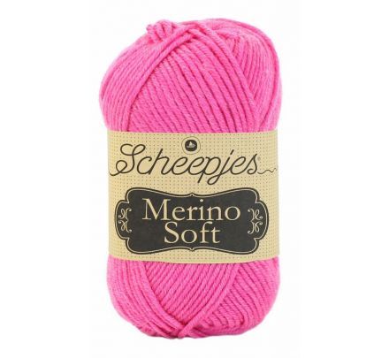Scheepjes Merino Soft - 635 matisse knalroze fel roze - Wol Garen