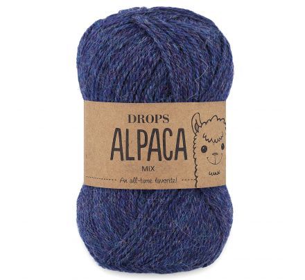 DROPS Alpaca 6360 maneschijnblauw (mix) - Wol Garen