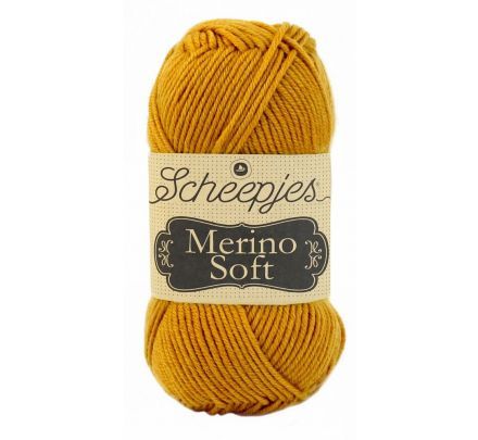 Scheepjes Merino Soft - 641 van gogh mosterdgeel goud - Wol Garen