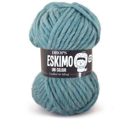 DROPS Snow / Eskimo Uni Colour - 66 zeegroen - Wol Garen